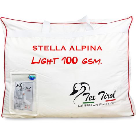 PIUMINO TEX TIROL © STELLA ALPINA LIGHT 100% PIUMINO OCA LEGGERO ESTIVO Cm. 200X200 (1/5)
