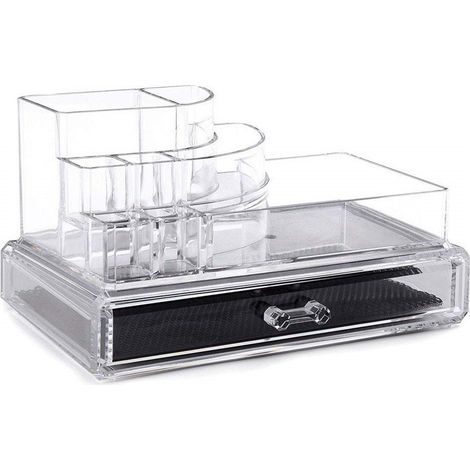 Cleafe - Organizzatore Cosmetici Make Up 10253 8 Comparti Espositore Organizer -
