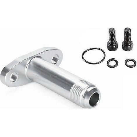 Kit de raccord de vidange turbo 10AN étendu pour turbocompresseurs refroidis par huile T3/T4, en aluminium usiné, compatible avec Precision Turbos fdq (1/5)