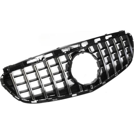 Grille calandre Mercedes classe E W212 de 2013 a 2016 Look GT Noir Chrome-42695375
