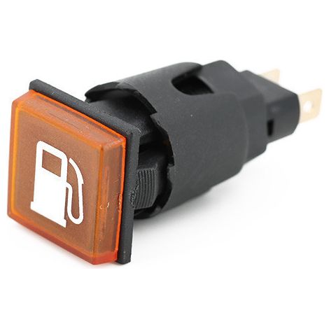 Voyant témoin lumineux réserve carburant carré jaune – Ø20 mm (1/2)