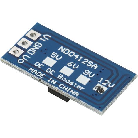 ND0412SA 7W Miniatur-DC-DC-Aufwärtswandlermodul für LED-Motoren (2,6-5,5V auf 5V, 6V, 9V, 12V) mit ausschließlich 12V-Pins. (1/5)