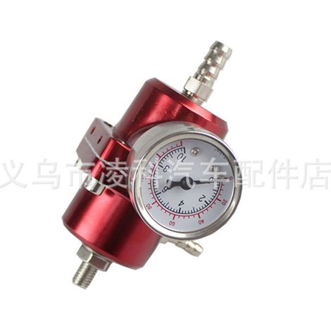 Car modification: fuel pressure regulating valve, fuel turbocharger, fuel pressure regulator, four-way turbocharger - Red (1/4)