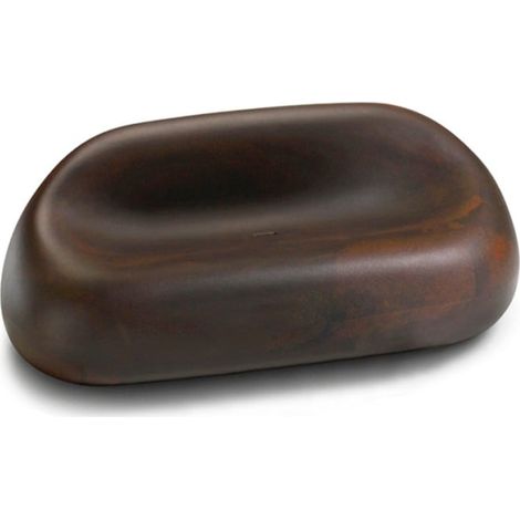 Outdoor-Sofa 2-Sitzer Design Polyethylen Garten Terrasse Gumball D1 - Braun