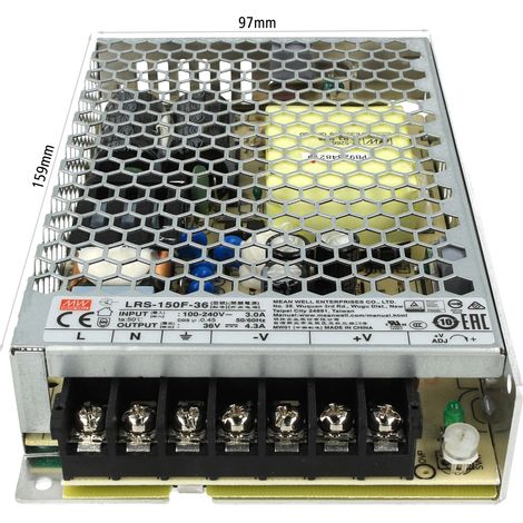 Alimentatore MW MEAN WELL CV Trasformatore DC 36V 150W LRS-150F-36 Trasforma Da AC 110V 220V a DC36V (1/3)