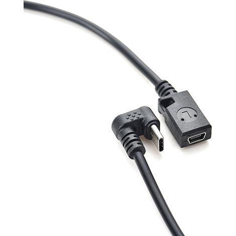 Flexible Type C male to mini 5p female charging cable for mobile phones and tablets. (1/5)