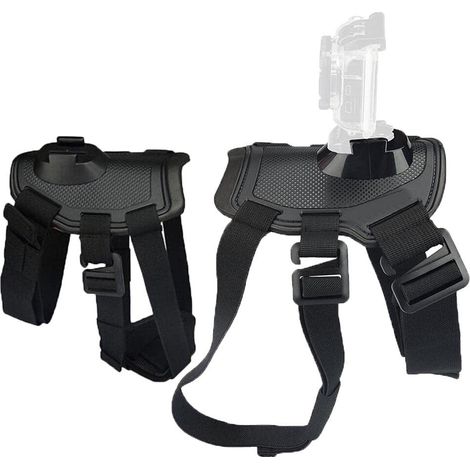 Harnais support de caméra pour chien harnais de fixation ajustable pour action cam