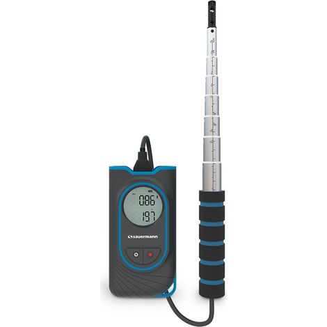 Anémomètre SAUERMANN, pour la mesure de la vitesse d'air, jusqu'à 30m/s ( Prix pour 1 )