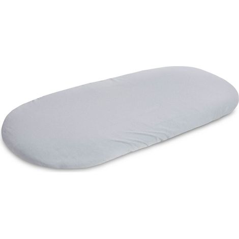 Babybettlaken Jersey grau 90 x 40 cm (1/3)