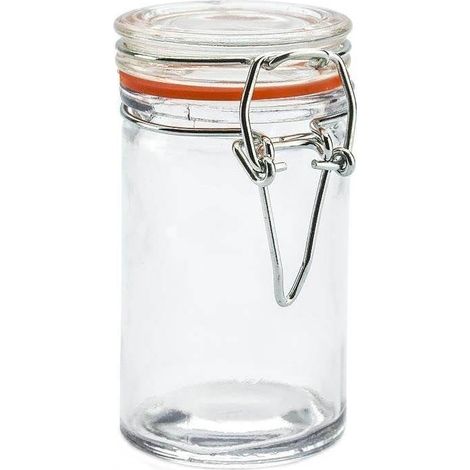 Patentiertes Glasgefäß mit Clip, 70 ml