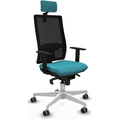 Piqueras-y-crespo Chaise Ergonomique Turquoise Bureau (1/3)