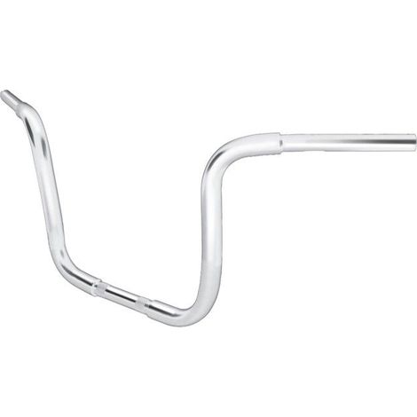 Manubrio Ape Hanger Fat Custom 1-1/4" H 14" compatibile con Harley Davidson chr