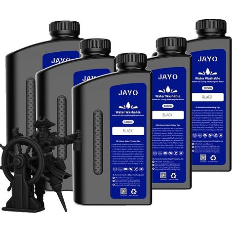 3D-Harz, wasserabwaschbar, hohe Präzision, WW-BK-5KG (1/2)