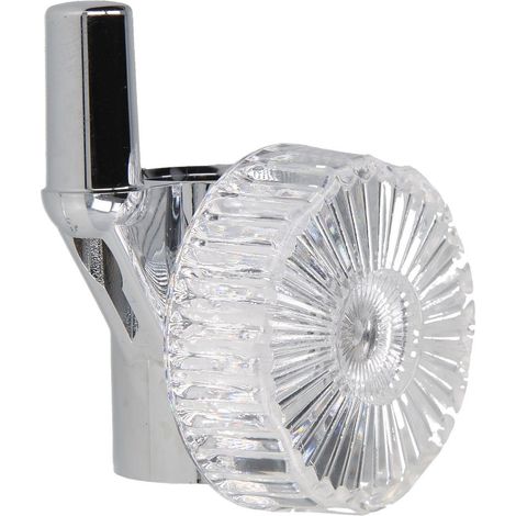 Coulisse chromée pour articulation pour barre de douche diamètre 18 mm