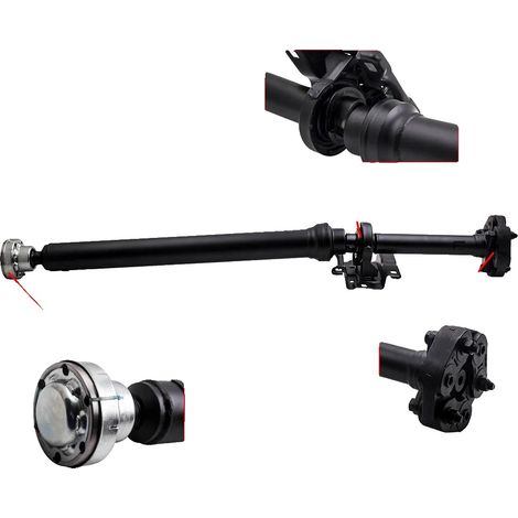 Eje de transmisión trasero, 1246 mm de longitud, 70 mm de diámetro del tubo, 110 mm de diámetro del círculo primitivo, 99,5 mm de diámetro exterior, compatible con varios SUV. (1/5)