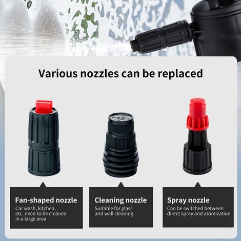 Pulvérisateur de mousse 2L, outil de lavage de voiture, pompe à mousse, Blaster, arrosage domestique pour plantes. (1/5)