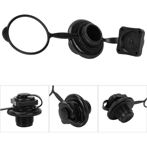 Soupape de sécurité noire 23,9 mm pour bateau pneumatique de pêche en PVC (1/3)