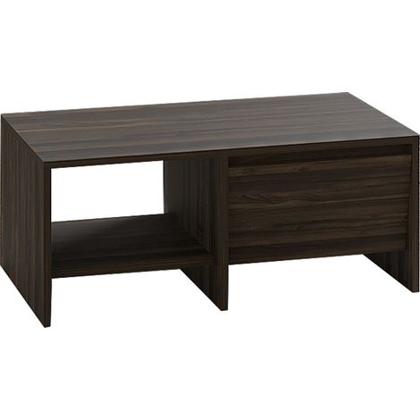 Couchtisch aus Holz "Laris" - 90 x 45 x 35 cm - Braun