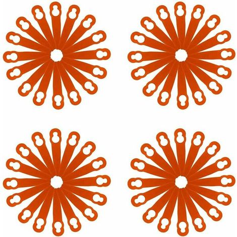 120 pièces accessoires de lames en plastique de remplacement pour STIHL Polycut 2-2 FSA 45 tondeuse à gazon coupe-herbe (1/3)