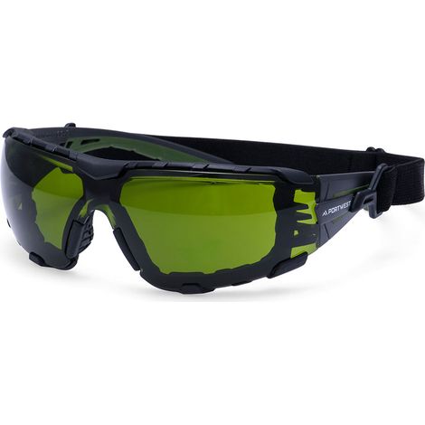 Gafas de seguridad con correa Tech Look Lite Kn - Verde - Portwest