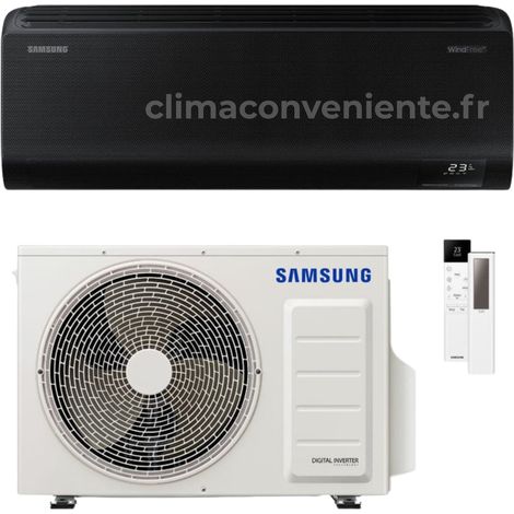 Climatiseur Mono Split Réversible Samsung WindFree Black A+++/A++ 12000 BTU Inverter Wi-Fi (F-AR12BLK)
