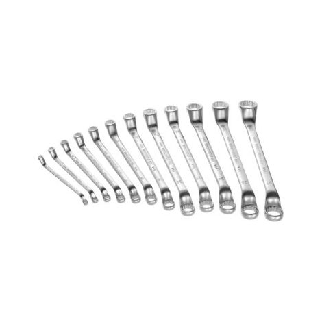 Clé à double tête Facom OGV Douze têtes à tête coudée Set dans boîte, 12 pcs. (1/3)