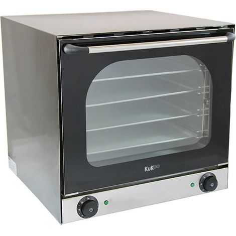 Four à Convection KuKoo de 60 cm avec Double Ventilateur Cuisine Patisserie Pizza