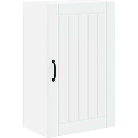 Maison Exclusive - Armadietto a muro LUCCA Bianco 50 x 31 x 80 cm