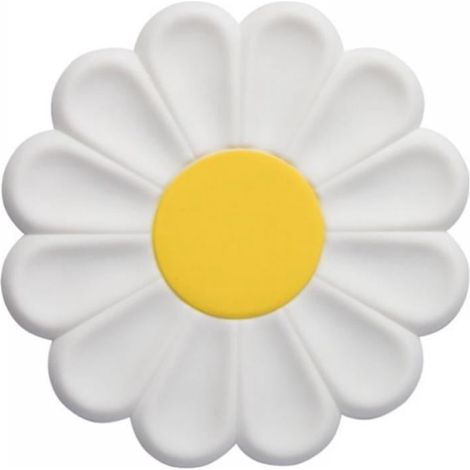 Sous-Plat En Silicone Forme De Fleurs De Pâquerette - Isolation Thermique - Pour Tasses Et Casseroles - 17 X 17 Cm - 1 Pièce (1/5)