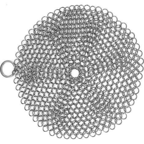 Edelstahl-Gusseisen-Kochgeschirrreiniger, Pfannenreiniger, Grillreiniger
