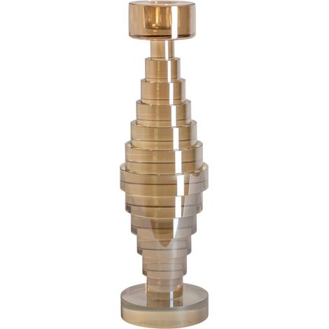 Bougeoir en verre champagne chic et élancé - champagne (1/4)