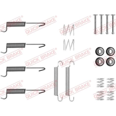 Kit d'accessoires, mâchoires de frein de stationnement Quick Brake 105-0047 KIA