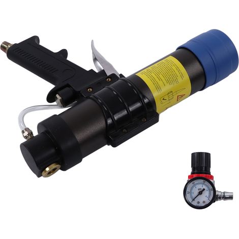 Pistolet à colle pour mastic à verre 310 ml, pneumatique, pression réglable 0,4-0,7 MPa, 24 buses, outil de réparation automobile (1/5)