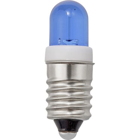 TRU COMPONENTS TC-12249916 Multi-Voltage LED Lampe 3 V/DC, 15 V/DC E10 Blau 1 St. (1/3)