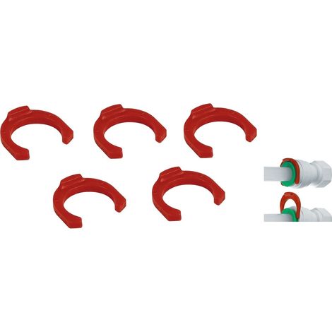5 Clip blocca pinzetta misura in pollici Ø tubo 3/8 DMfit D497 ALC06 RE" (1/3)
