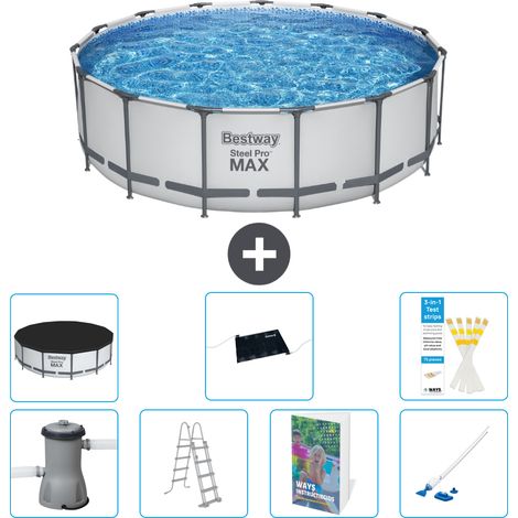 Bestway Steel Pro MAX Rund - 488x122 cm - 8-teilig S600