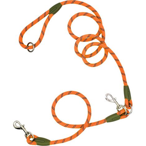 Freihändige Hundeleine aus Nylon, ideal für Training und Spaziergänge. Reflektierende Nähte, verstellbarer Schultergurt, geeignet für kleine, mittlere und große Hunde. (1/3)