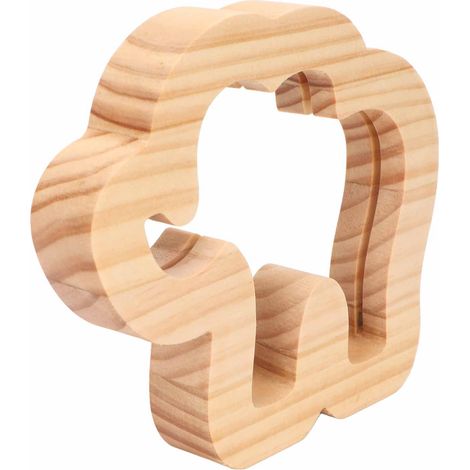 Lampe en bois sculpté figuratif, 3,3 W, veilleuse LED creuse alimentée par USB, adaptée au bureau et à la chambre.
