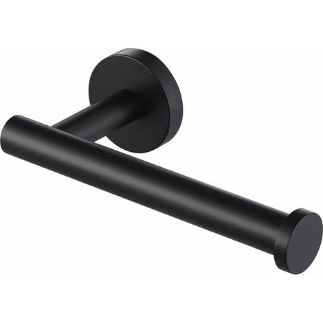 Porte Papier Toilette Noir Mat Acier Inoxydable SUS304 Dérouleur Papier Toilette Support Papier Rouleau Derouleur Papier Toilette Mural (1/5)
