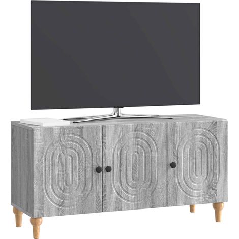 Maison Exclusive - Mobile TV Grigio Sonoma 99 x 34,5 x 50 cm Legno ingegnerizzato
