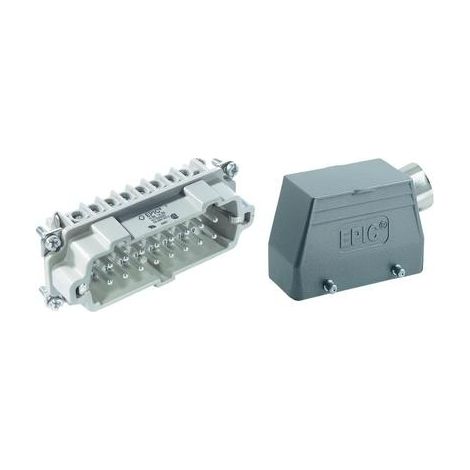 Lapp H-BE 16 conector de tornillo gris duradero IP65
