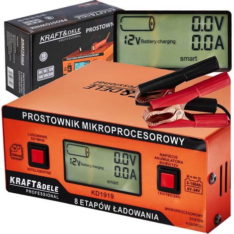 Mikroprozessorgleichrichter 10 Ampere 6/8/12/14/16/24 V