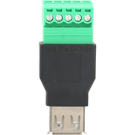 2PCS Connecteur USB Femelle Type A sans Soudure Adaptateur Rapide (1/5)