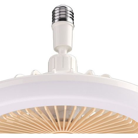 Ventilateur de plafond à vis LED avec éclairage intégré, ventilateur d'aromathérapie, ventilateur anti-moustiques, ventilateur pour chambre ou salon, ventilateur pour dortoir (1/5)