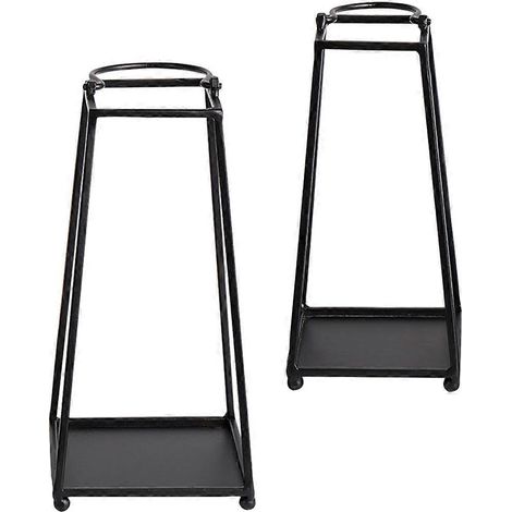 Bougeoir portatif en fonte, compatible avec une utilisation sur table, lot de 2 bougeoirs vintage (1/5)