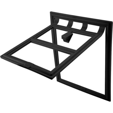 Chatière - 28.7 x 23.7 cm - 4 Modes De Verrouillage - Pour Chats Et Chiots - 1 Pièce (1/5)