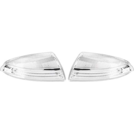 Coppia di specchietti retrovisori con indicatori di direzione a LED A2048200721, adatti per Mercedes Benz Classe C W204 08-10-Crezuo
