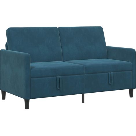 Sofá con almacenamiento Azul 152 x 78 x 87 cm Poliéster vidaXL (1/5)