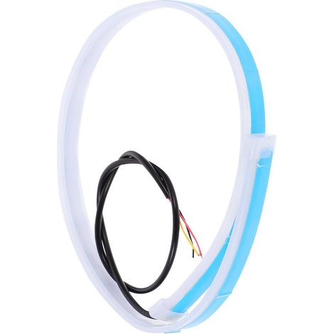Luce diurna a LED da 12 V per auto 2835, striscia luminosa in silicone (1/5)