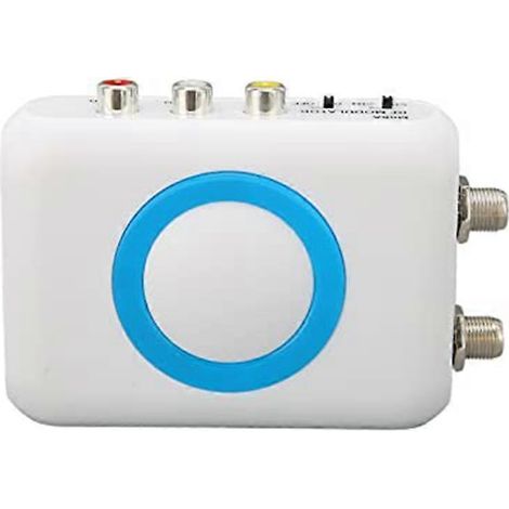 Modulateur RF numériqueM65A Modulateur RF NTSC RCA vers modulateur RFconvertisseur démodulateur VHF pour systèmes CATVblancbleuargent (1/5)